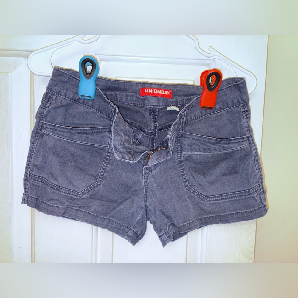 UNIONBAY Women's navy Jean Shorts
